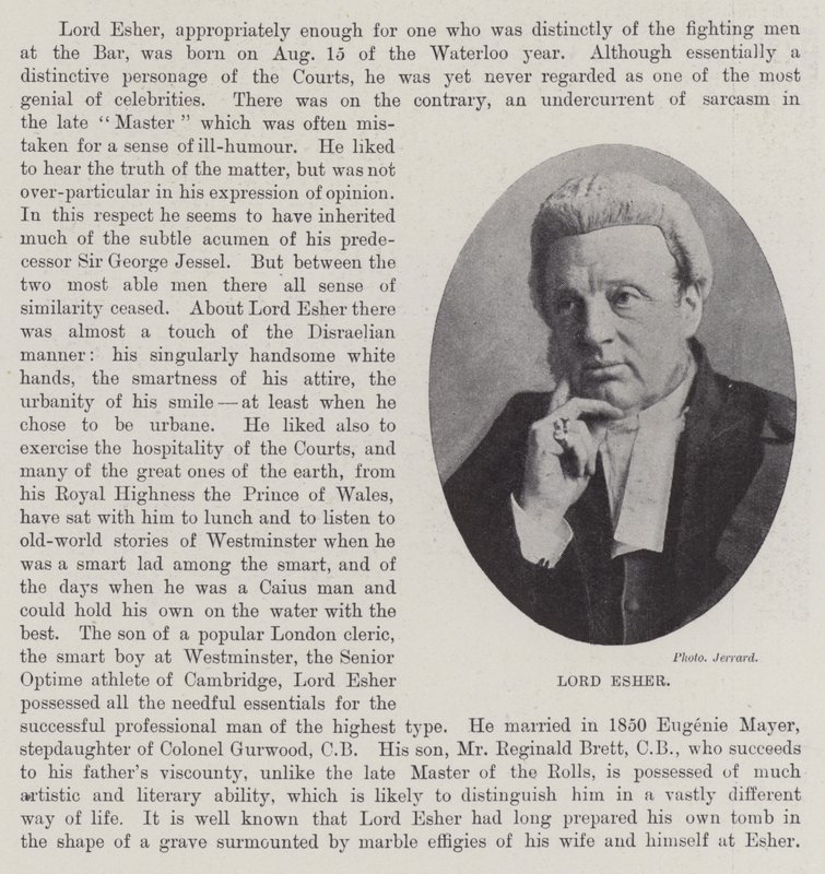Lord Esher by English Photographer