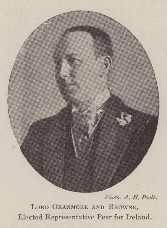 Lord Oranmore ve Browne, İrlanda için Seçilmiş Temsilci Eş by English Photographer