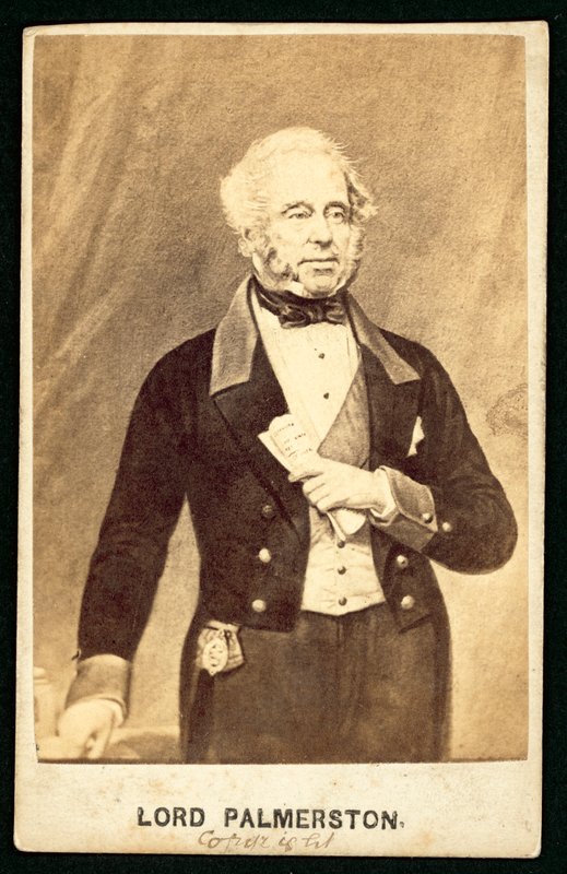 Lord Palmerston (b/w fotoğraf) by English Photographer