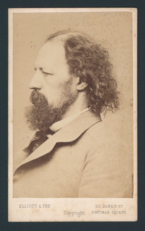 Lord Tennyson, kartvizit by English Photographer