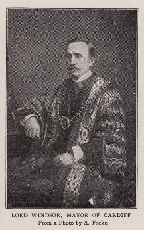 Lord Windsor, Cardiff Belediye Başkanı by English Photographer