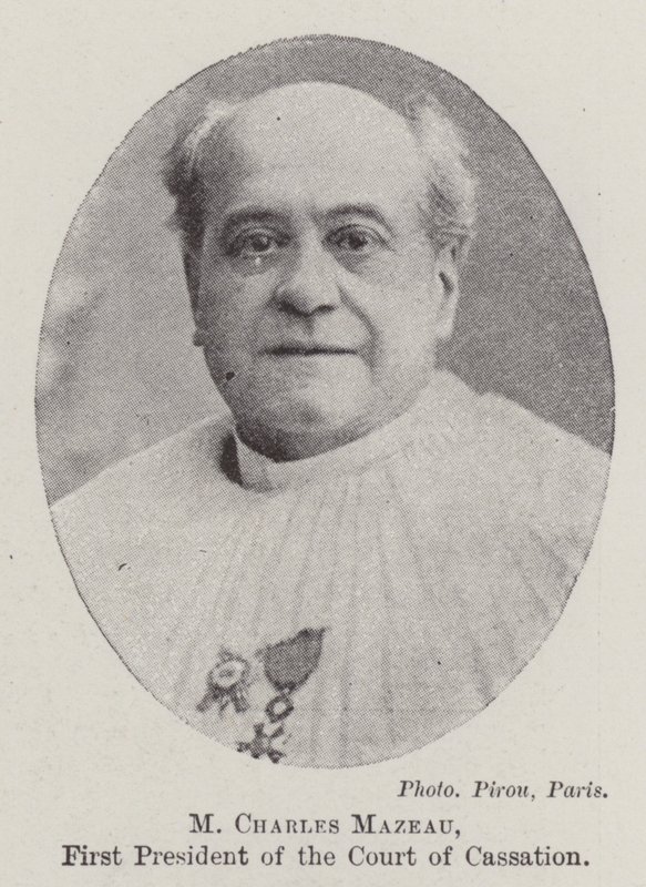 M Charles Mazeau, Yargıtay Birinci Başkanı by English Photographer