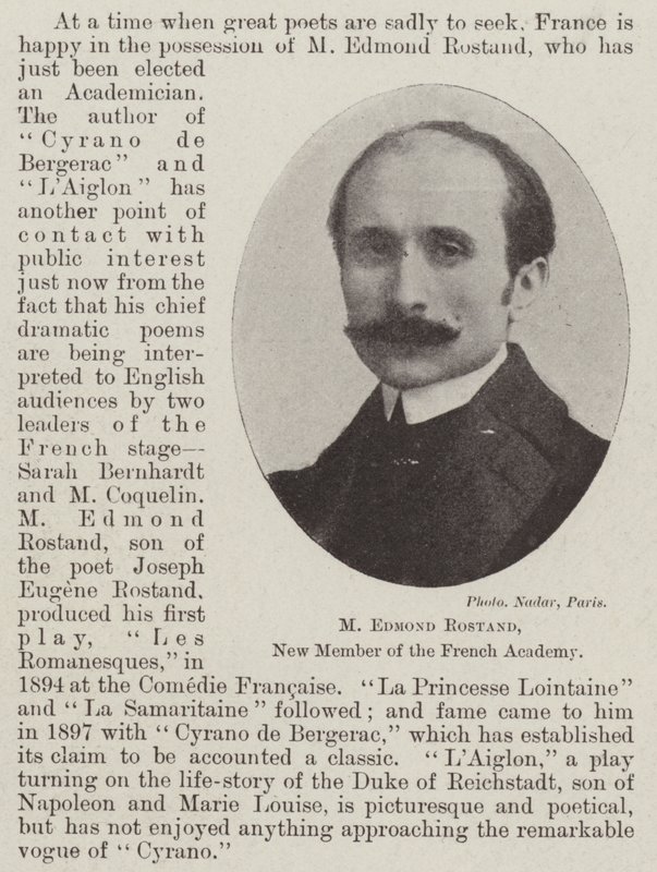 Edmond Rostand, Fransız Akademisi