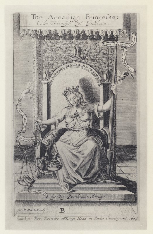 M Silesio, The Arcadian Princess, Tr R Brathwait, T Harper for Bostocke 1635 (s/b fotoğraf) by English Photographer