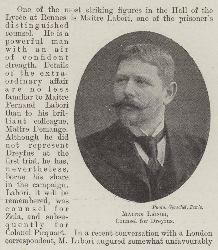 Maitre Labori, Dreyfus