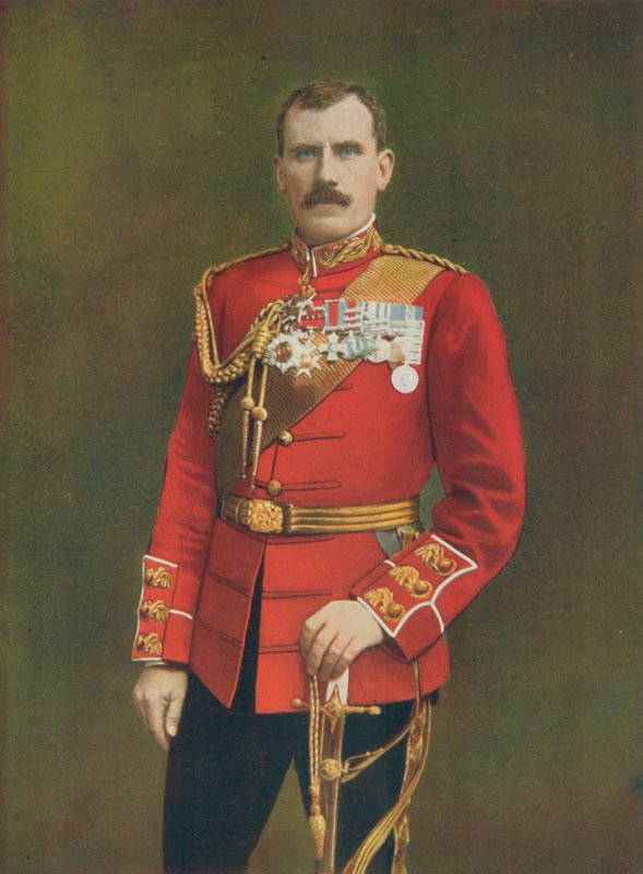 Tümgeneral Hector A. MacDonald. Lord Methuen ile 3. (Yayla) Tugayı Komutanlığı by English Photographer