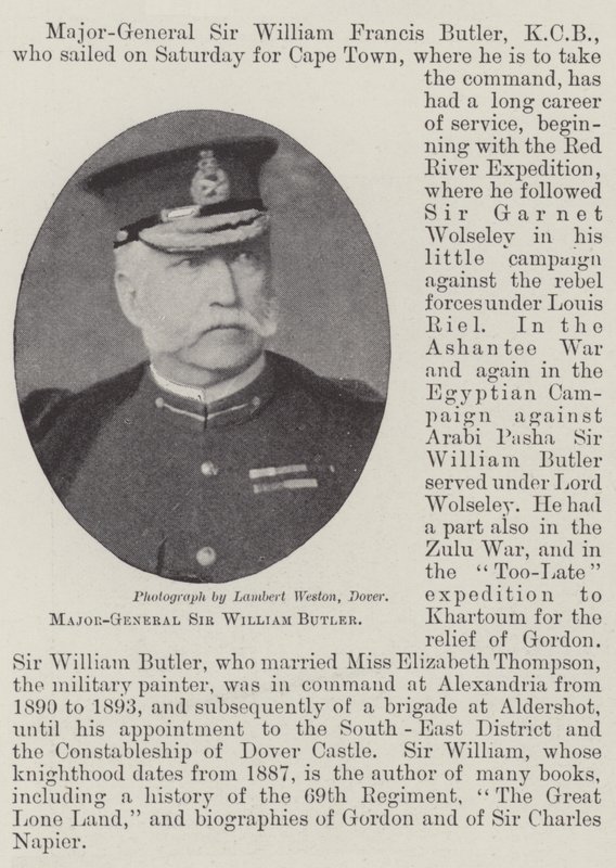 Tümgeneral Sir William Butler by English Photographer