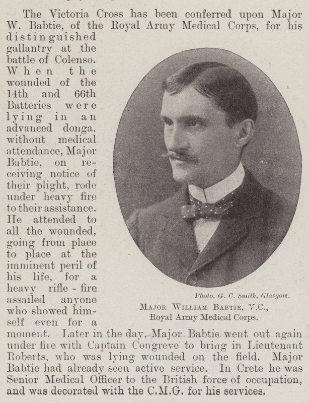 Binbaşı William Babtie, VC, Kraliyet Ordusu Tabip Sınıfı by English Photographer
