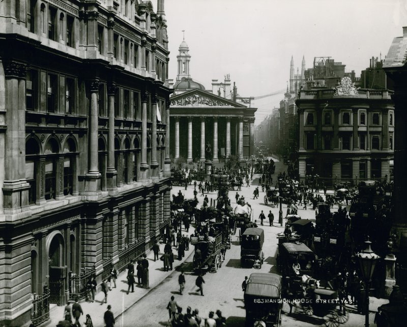 Mansion House Caddesi, Londra by English Photographer