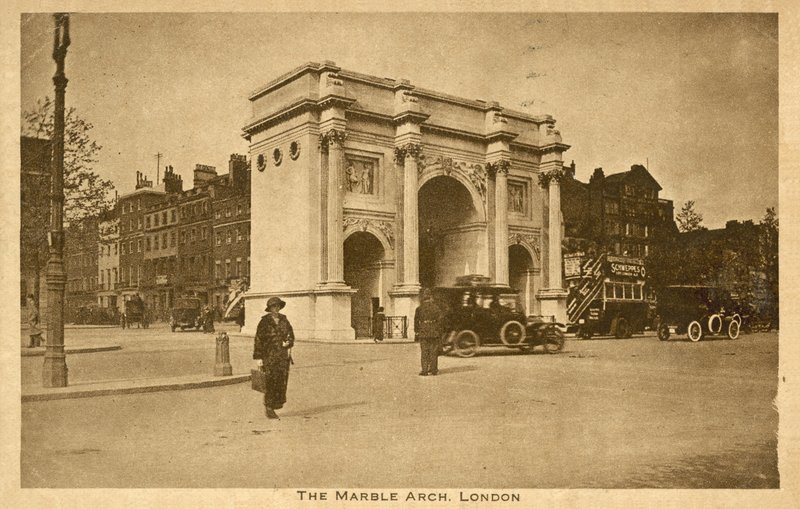 Marble Arch, Londra (s/b fotoğraf) by English Photographer