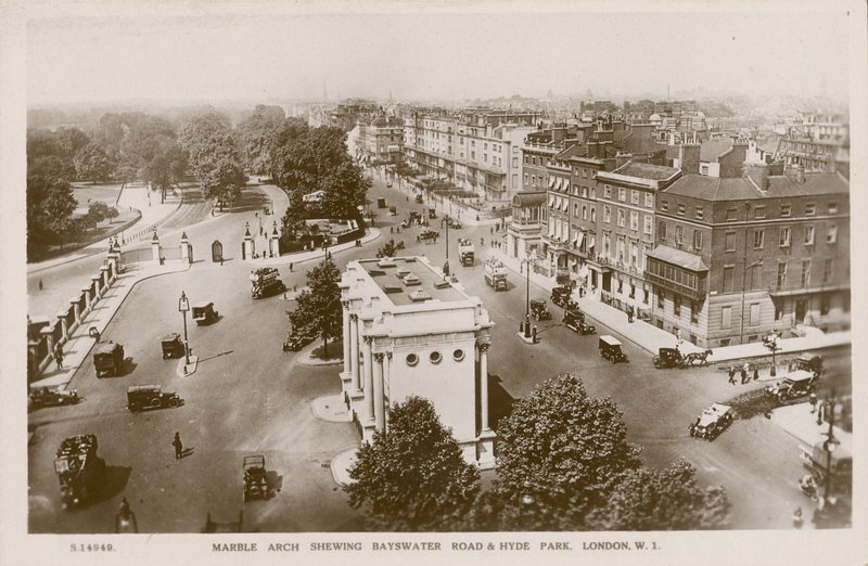 Bayswater Yolu ve Hyde Park