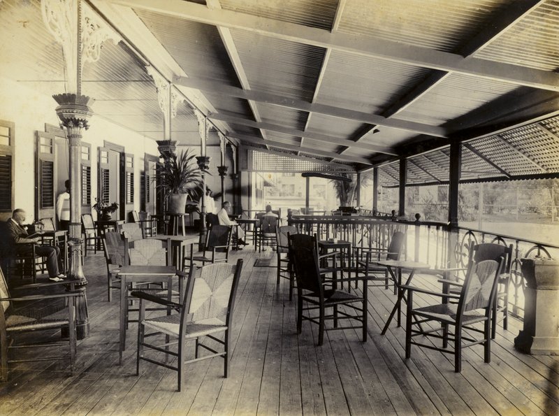 Deniz Oteli, Veranda, 1895 by English Photographer