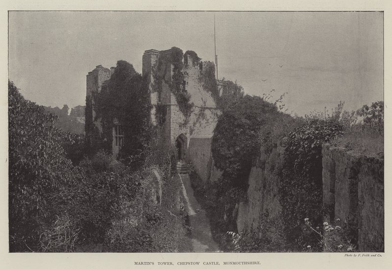 Martins Kulesi, Chepstow Kalesi, Monmouthshire by English Photographer