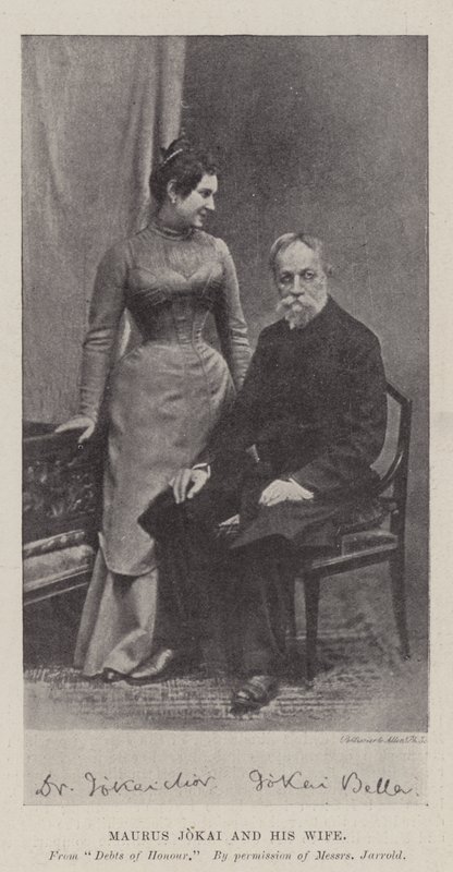 Maurus Jokai ve Karısı by English Photographer