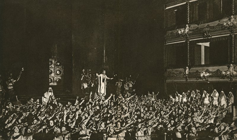 Max Reinhardts Oedipus Rex, John Martin-Harvey ile 1912