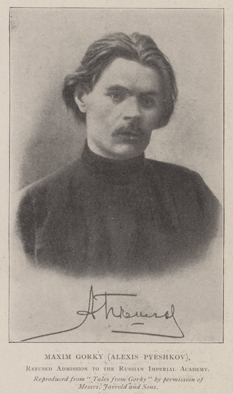 Maxim Gorky (Alexis Pyeshkov), Rus İmparatorluk Akademisi