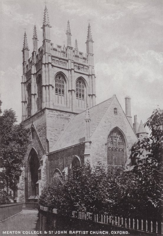 Merton Koleji ve St John Baptist Kilisesi, Oxford by English Photographer