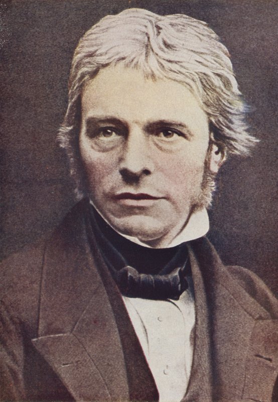 Michael Faraday, İngiliz fizikçi ve kimyager (renkli fotoğraf) by English Photographer