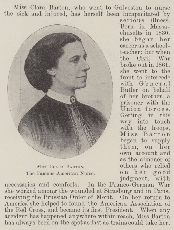 Bayan Clara Barton, Ünlü Amerikalı Hemşire by English Photographer
