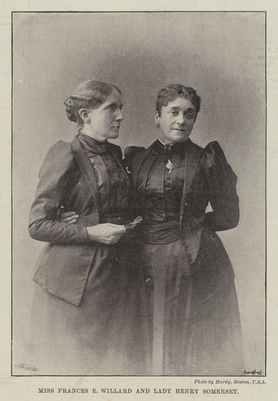 Bayan Frances E Willard ve Leydi Henry Somerset by English Photographer