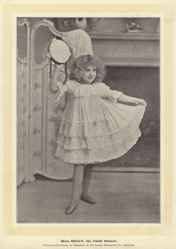 Bayan Kelly, Çocuk Dansçı by English Photographer
