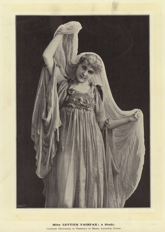 Bayan Lettice Fairfax: Bir Çalışma by English Photographer