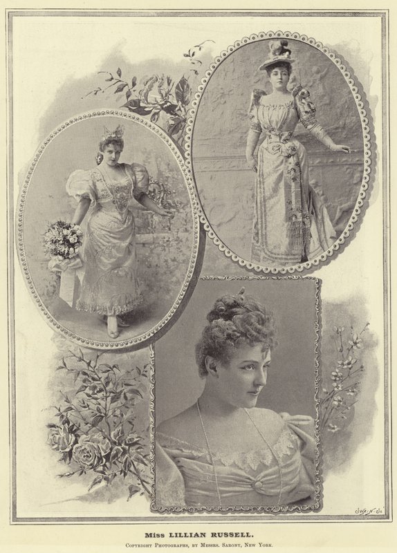 Bayan Lillian Russell by English Photographer