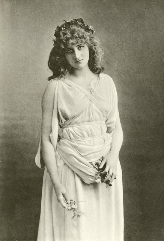 Bayan Mary Anderson Perdita olarak (gravür) by English Photographer