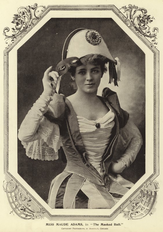 Miss Maude Adams, Maskeli Baloda by English Photographer