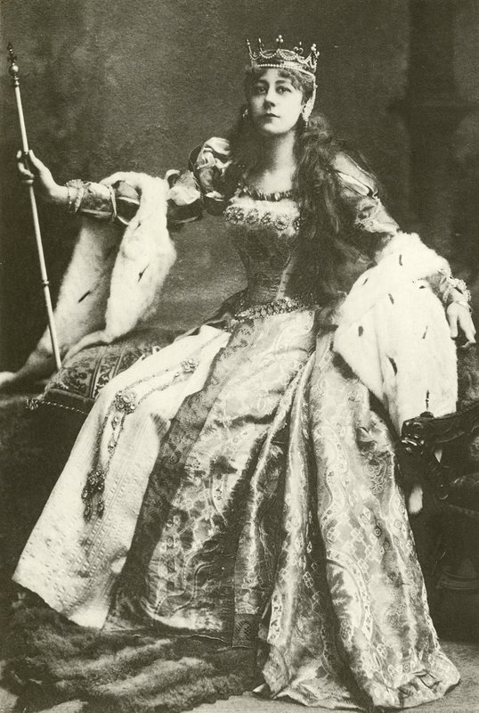 Bayan Violet Vanbrugh Anne Boleyn olarak (gravür) by English Photographer