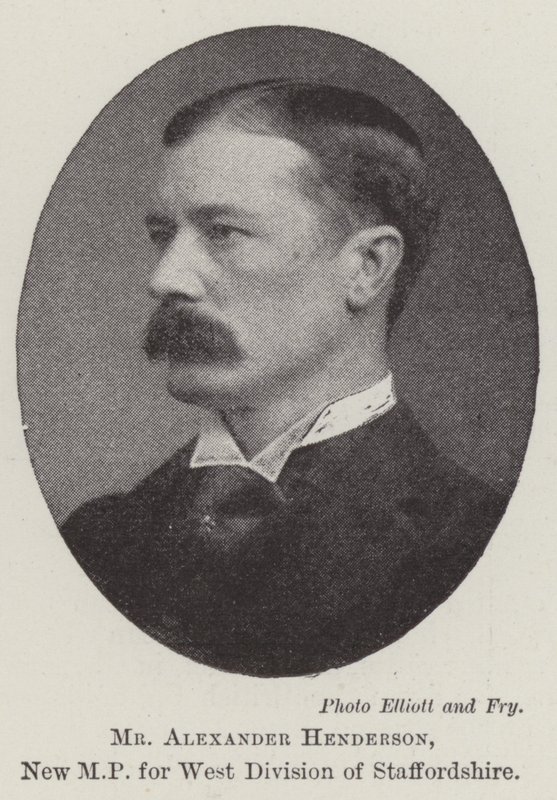 Bay Alexander Henderson, Staffordshire Batı Bölümü için Yeni Milletvekili by English Photographer