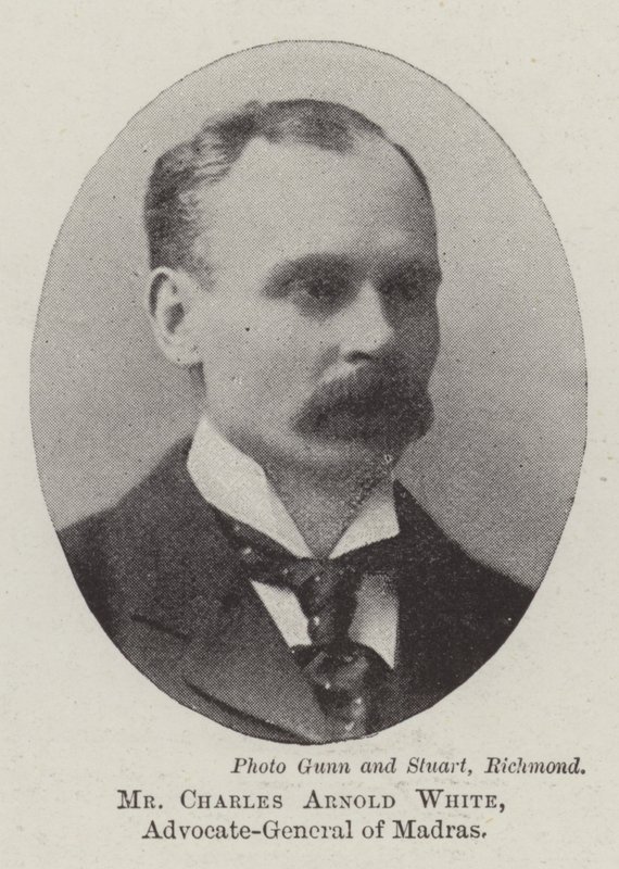 Bay Charles Arnold White, Madras Başsavcısı by English Photographer