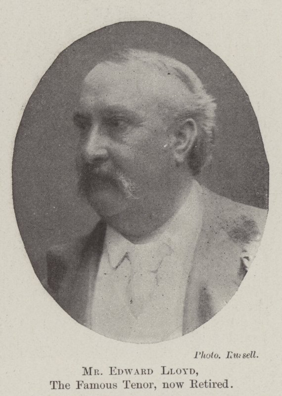 Ünlü Tenor Bay Edward Lloyd emekli oldu by English Photographer