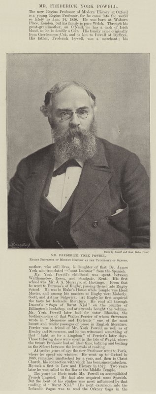 Bay Frederick York Powell, Oxford Üniversitesi