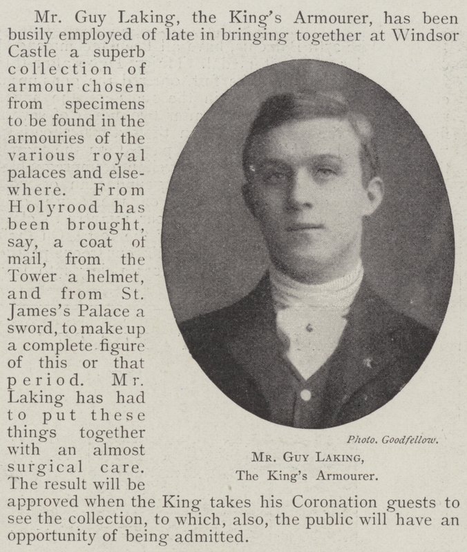 Bay Guy Laking, Kings Armourer by English Photographer