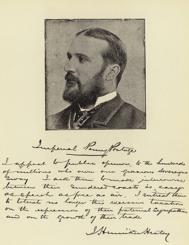 Bay J Henniker Heaton, Milletvekili, İmparatorluğun Penny-Postmaster-Genel by English Photographer