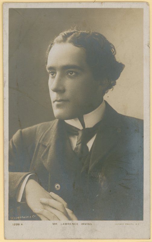 Bay Lawrence Irving, oyun yazarı by English Photographer