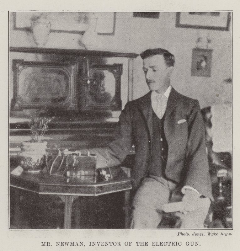 Bay Newman, Elektrikli Silahın Mucidi by English Photographer