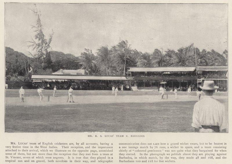 Bay RS Lucass Takımı vs Barbados, kriket by English Photographer