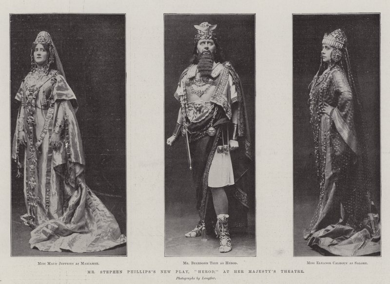 Bay Stephen Phillips Yeni Oyun, Herod, Majestelerinin Tiyatrosunda by English Photographer