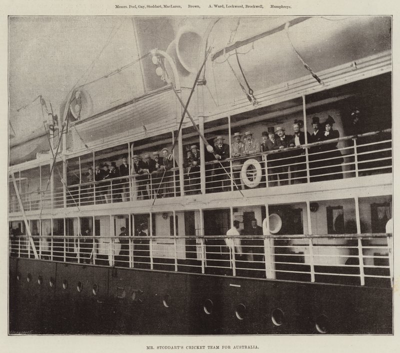 Avustralya için Bay Stoddarts Kriket Takımı by English Photographer