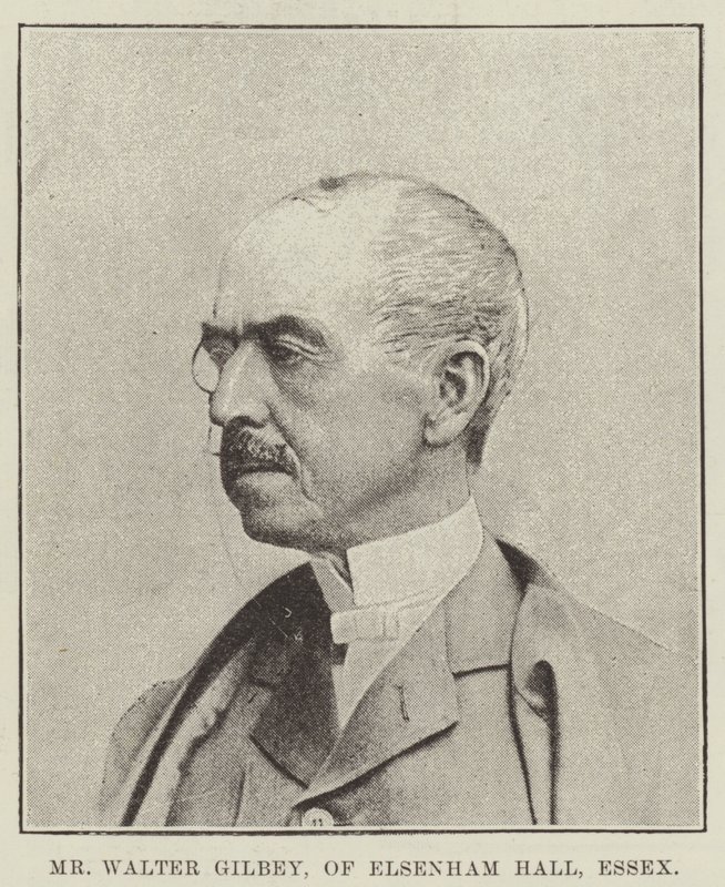 Elsenham Hall, Essex Bay Walter Gilbey, by English Photographer