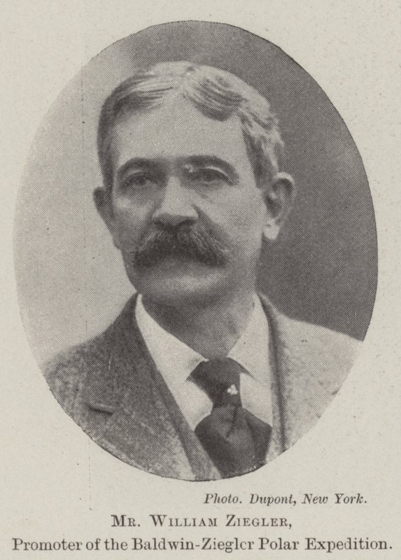 Bay William Ziegler, Baldwin-Ziegler Kutup Seferi Organizatörü by English Photographer