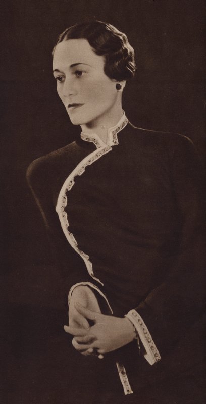 Bayan Simpson, gelecekteki Windsor Düşesi (s/b fotoğraf) by English Photographer