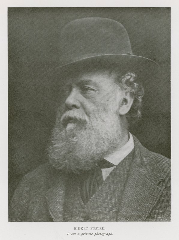 Myles Birket Foster, İngiliz sanatçı (s/b fotoğraf) by English Photographer