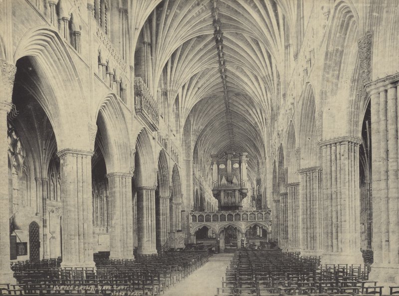 Exeter Katedrali nef, Devon by English Photographer