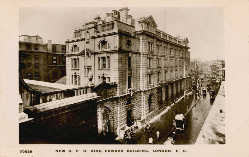 Yeni GPO King Edward Binası, EC by English Photographer