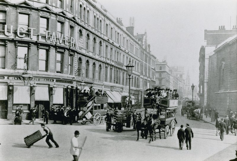 Newgate Caddesi, Londra by English Photographer