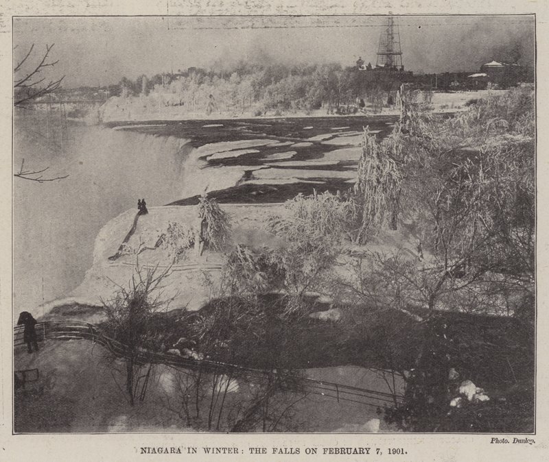 Kışın Niagara, 7 Şubat 1901