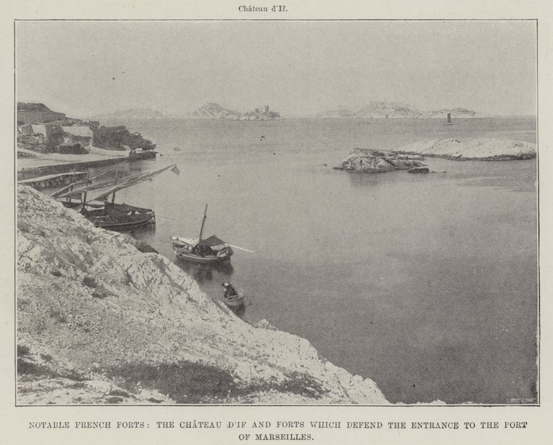 Önemli Fransız Kaleleri, Chateau dIf ve Marsilya Limanı Girişini koruyan Kaleler by English Photographer